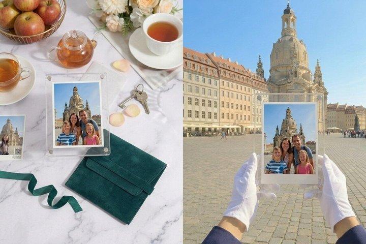 Dresda : Fotografia istantanea con magneti da viaggio con QR Code