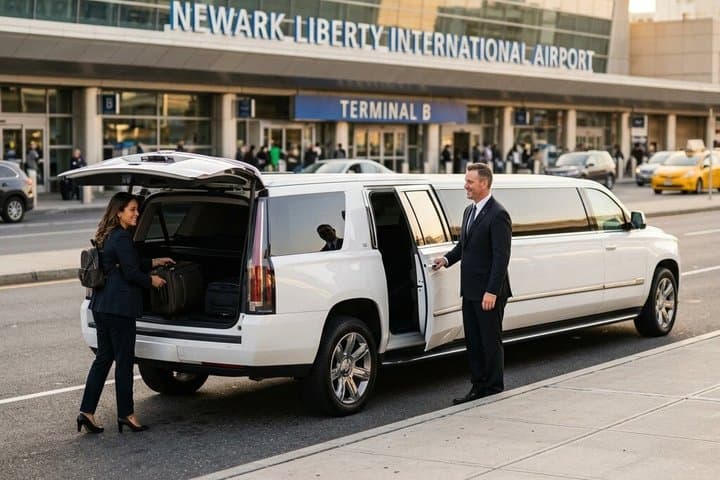 NYC Luxury Airport Departure Transfer by Limo, SUV, Sedan or Van