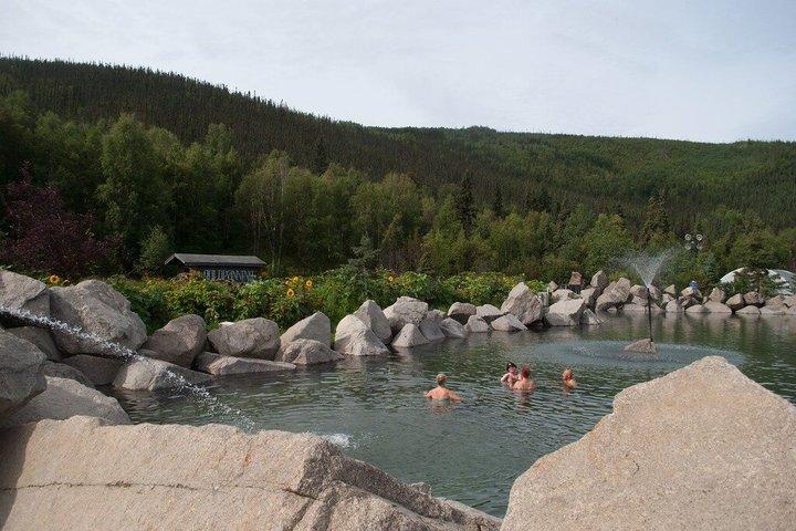Excursión de un día a Chena Hot Springs con entrada al Museo del Hielo