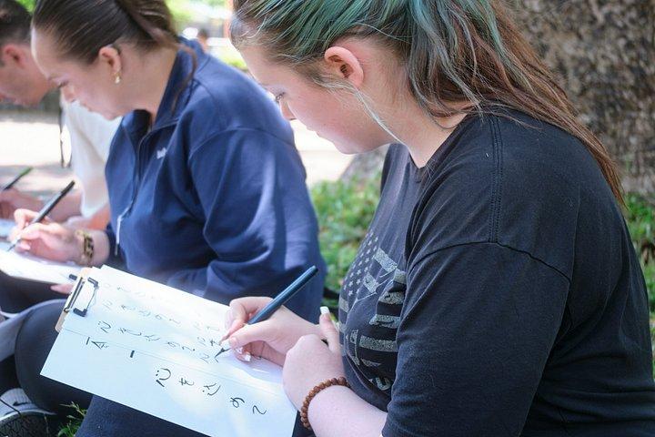 Calligraphy Workshop Tokyo | Write favorite phrase and Take Home