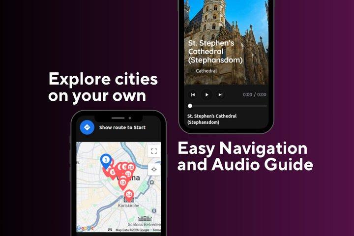 Wien Highlights lyd og selvguidet tur