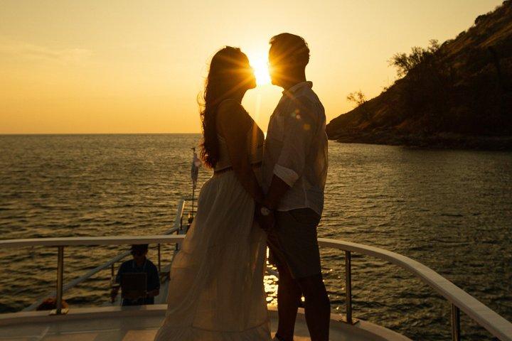 Coral Island Sunset Sailing Catamaran Half-Day Tour