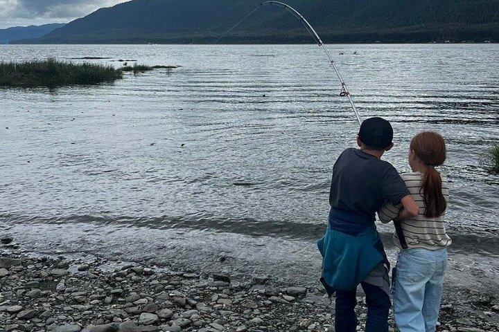 Juneau Shore Fishing y Gold Creek Salmon Bake