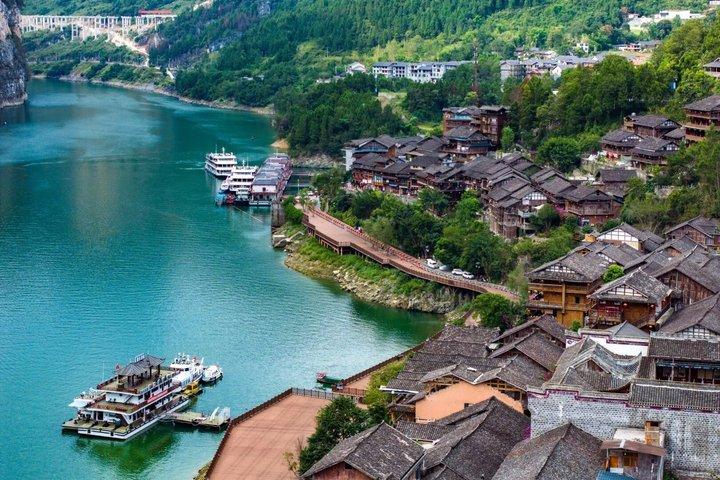 Chongqing 1 - Tour di gruppo di un giorno alla città antica di Gongtan con crociera