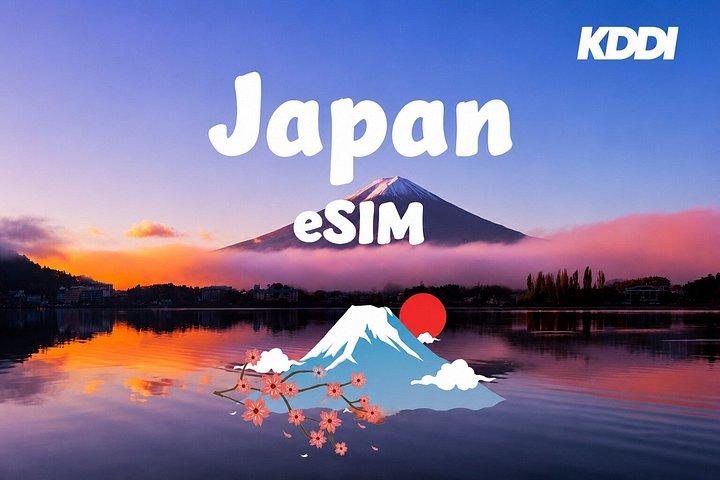 日本5G KDDIローカルeSIM 高速データ通信使い放題 3日～31日