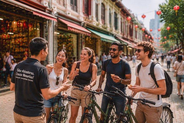 Singapore Bike and Bites : Tour gastronómico para grupos pequeños en bicicleta