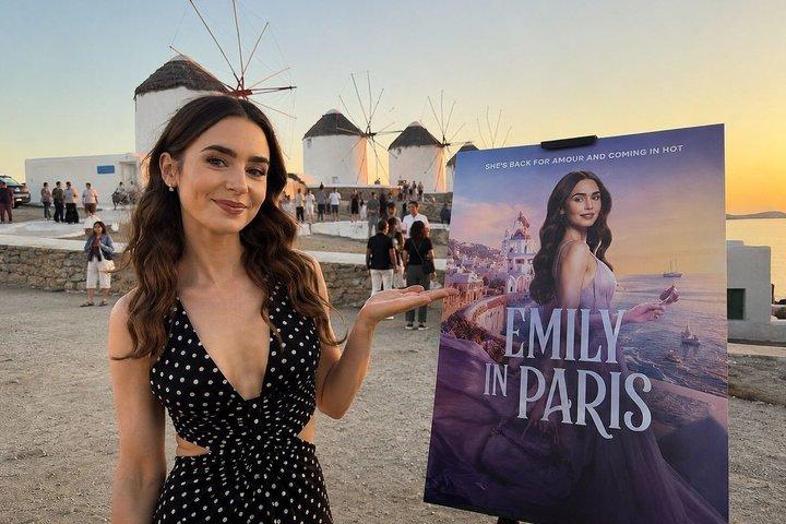 Emily i Paris Walking Tour Mykonos Inspelningsplatser