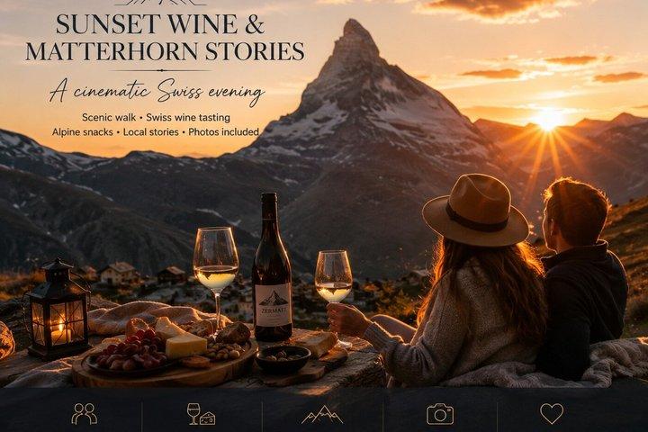 Matterhorn Sunset Wine & Stories - filmbilleder inkluderet