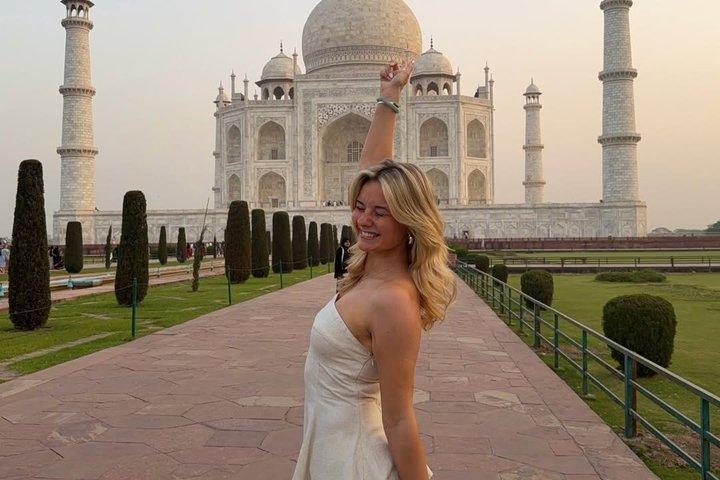 Taj Mahal-dagstur från Delhi med supersnabbtåg