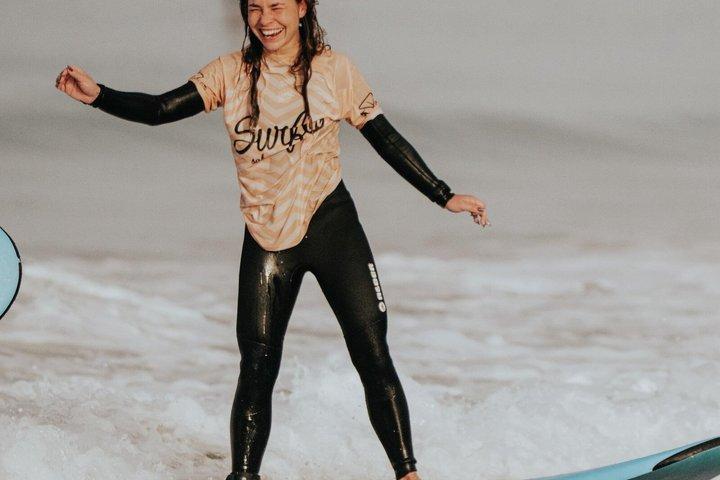 Surf Lesson in Costa da Caparica with Lunch & Photos