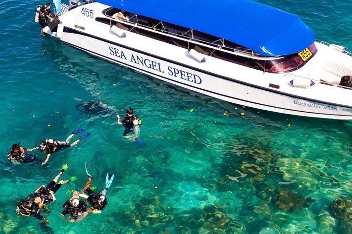 Phuket : Islas Phi Phi, bahía Maya & isla Khai en lancha rápida