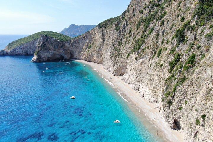 Corfu Paleokastritsa 1h tour Cavernas do mar Paradise Stelari praia