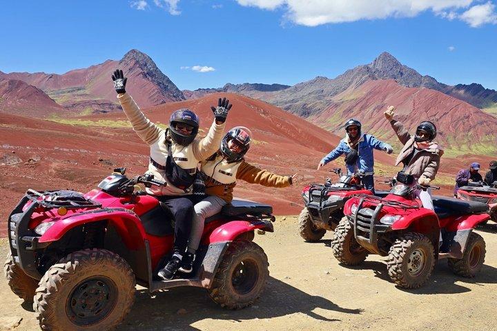 Rainbow Mountain og Red Valley af ATV fuld dag eventyr