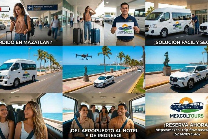 Transfer i sedan från flygplatsen till ditt hotell i Mazatlán.