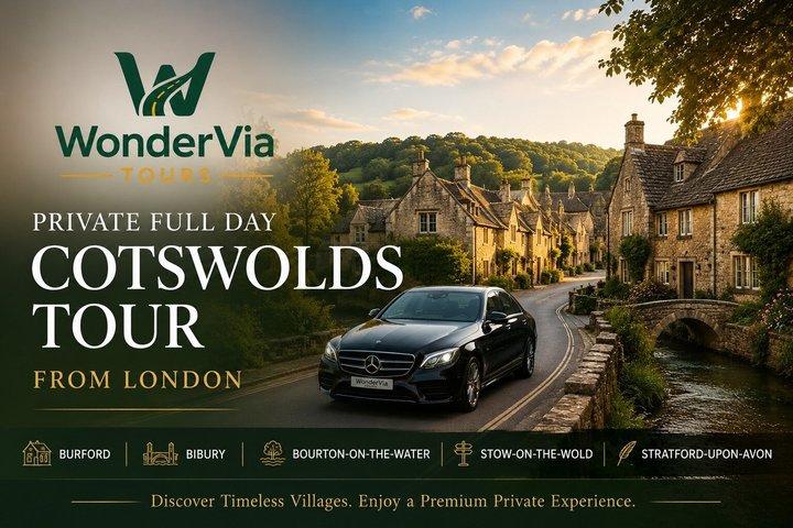 Excursão privada de um dia inteiro em Cotswolds a partir de London Historic Towns