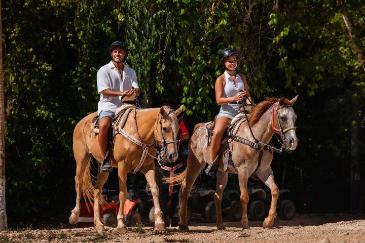 Cancun Reiten, Zipline & Cenote mit Tequila-Verkostung