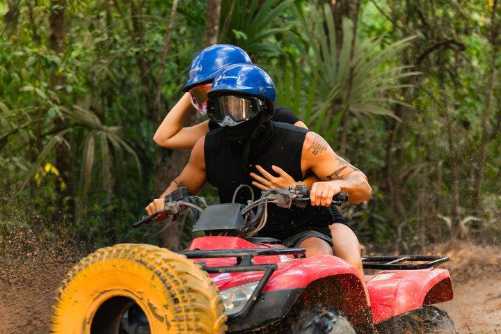 Cancun ATV, Ziplines, Cenote, Mittagessen & Tequila Verkostung inklusive
