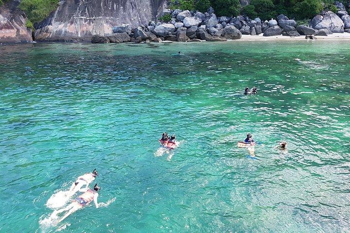 ダナンからスピードボートでチャム諸島のシュノーケリングツアー