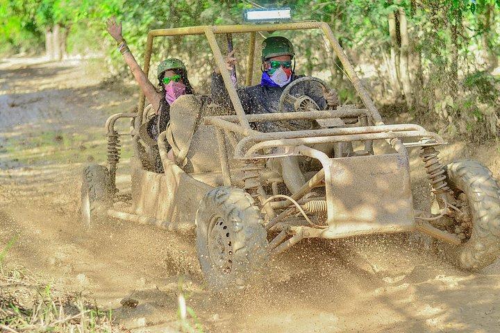Punta Cana Monkey House, Buggy and Cenote Combo with Macao Beach