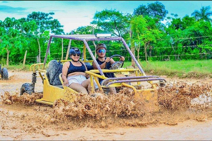 Punta Cana Monkey House, Buggy and Cenote Combo with Macao Beach