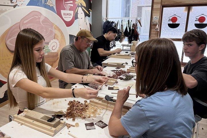 Chopstick Making Workshop with Souvenir in Osaka Castle Area