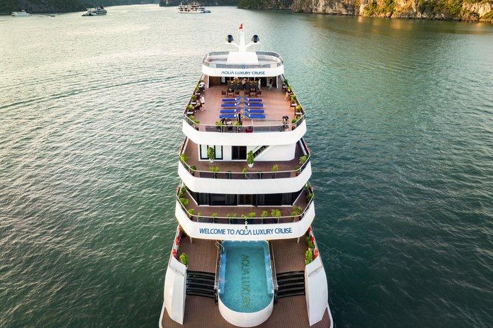 Aqua Luxury Croisière de 2 jours 1 nuit Baie d'Halong et Baie de Lan Ha