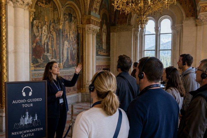 Castle Neuschwanstein guidet lydtur med mobil billet