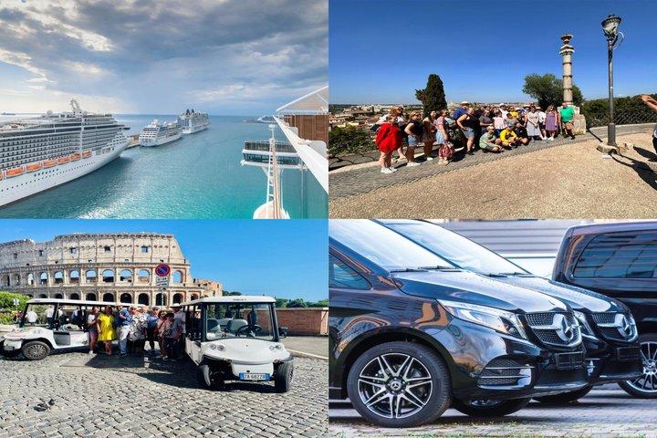 Tour esclusivo di 6 ore di Roma in Golf cart per Crociere