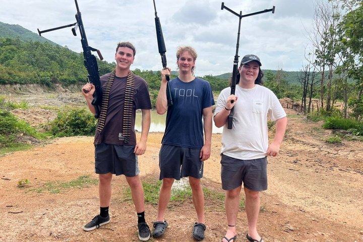 Camboja experiência de tiro de alcance ao ar livre