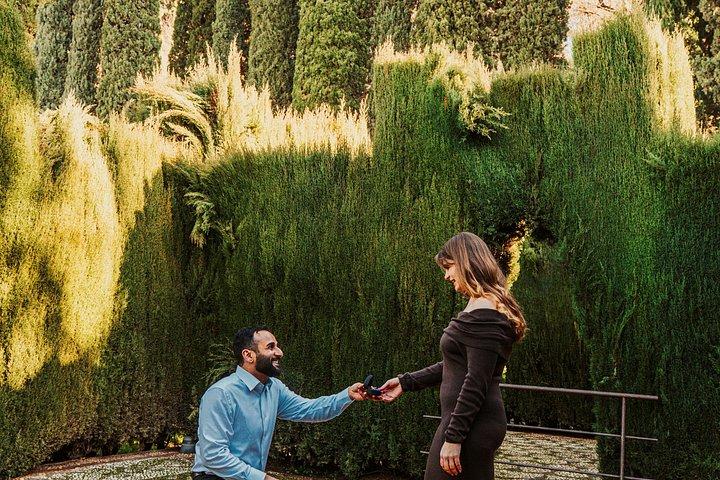 グラナダでのサプライズプロポーズ＆婚約写真撮影
