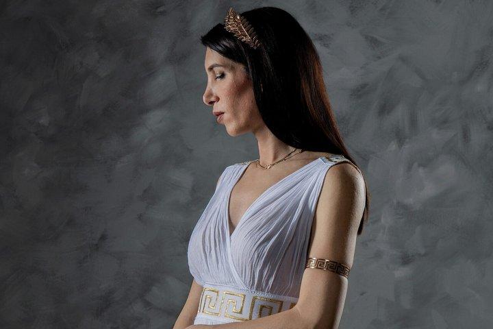 Expérience de photoshoot de costume grec ancien à Athènes