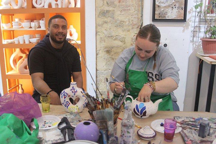 Tangier Ceramic Painting Workshop with Local Artist