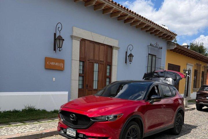 shuttle fra lufthavnen til Antigua Guatemala eller omvendt