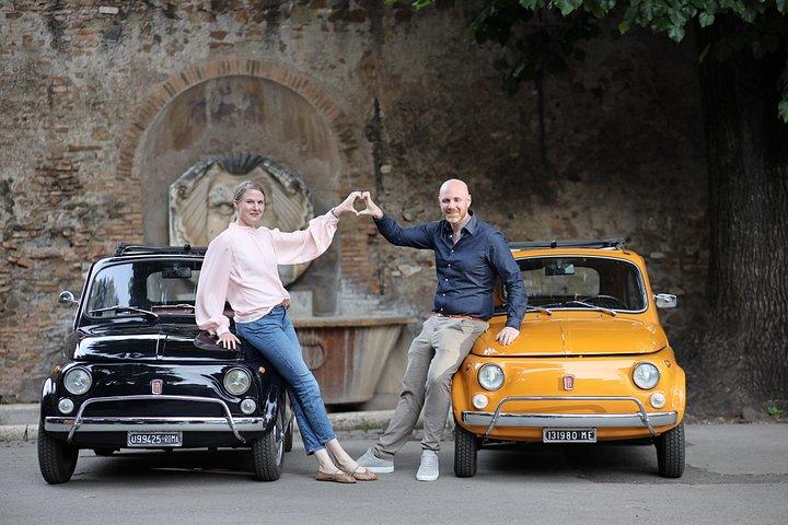 ドルチェ・ヴィータ・ローマ：レトロなフィアット500での旅
