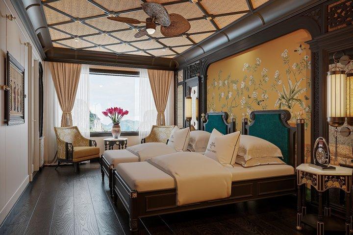 Serviço 6 Estrelas - ORIENT LEGACY indo para Halong Bay & Lan Ha Bay