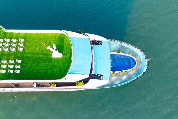 ハノイ発ハロン湾2日間ドラゴンベイ豪華クルーズツアー