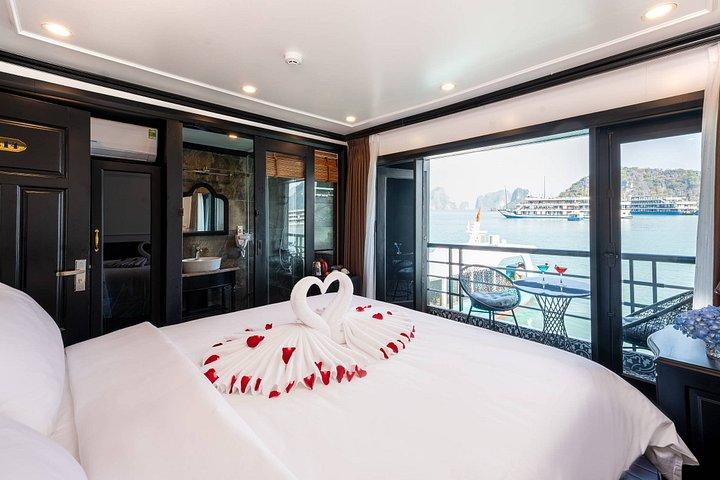 ハノイ発ハロン湾2日間ドラゴンベイ豪華クルーズツアー