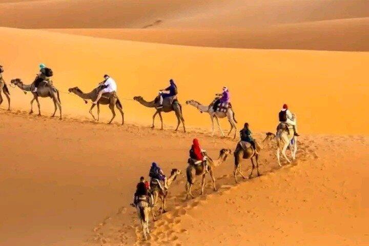 Overnight Luxury Desert Camp in Merzouga Sahara with Camel Ride