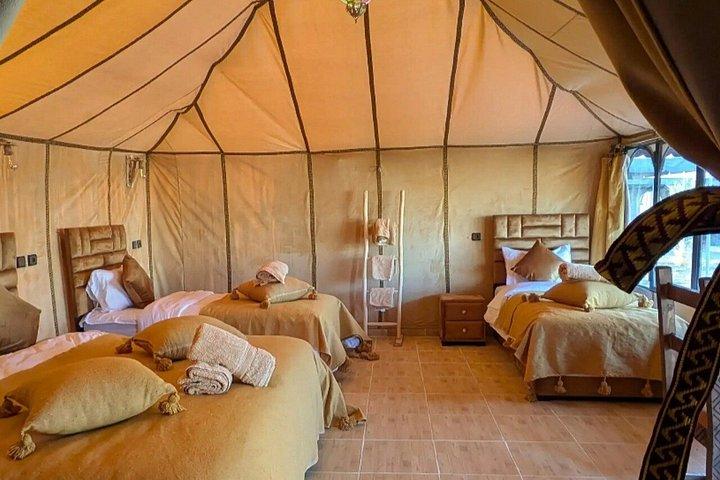 Overnight At Luxury Desert Camp with Camel Ride and Dinner