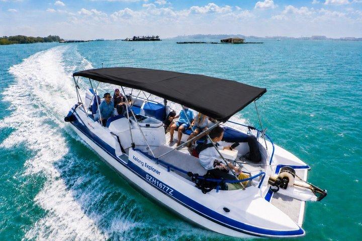 Scomparire Kelongs: tour in barca a Singapore intorno a Pulau Ubin