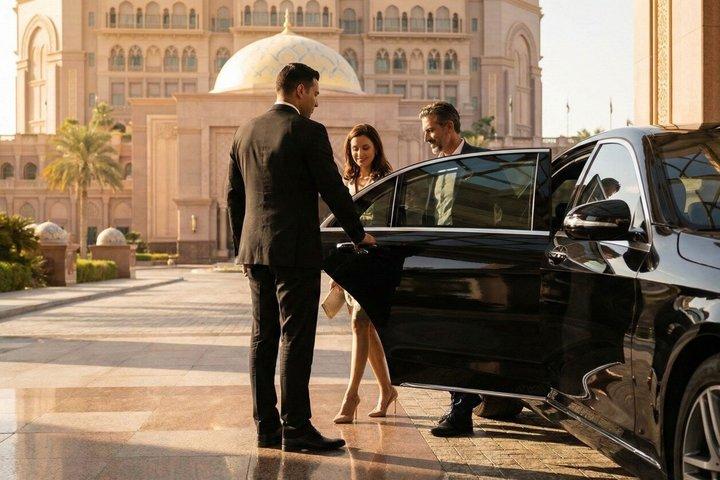 Privéchauffeurservice in Abu Dhabi of Dubai