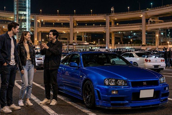 セルフドライブ R34 日産スカイライン：東京・大黒PA JDMツアー