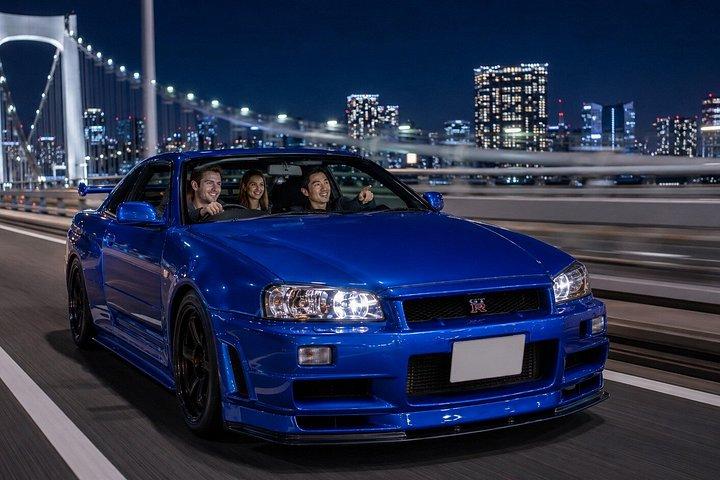セルフドライブ R34 日産スカイライン：東京・大黒PA JDMツアー