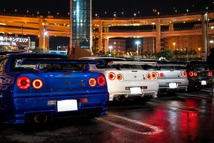 セルフドライブ R34 日産スカイライン：東京・大黒PA JDMツアー