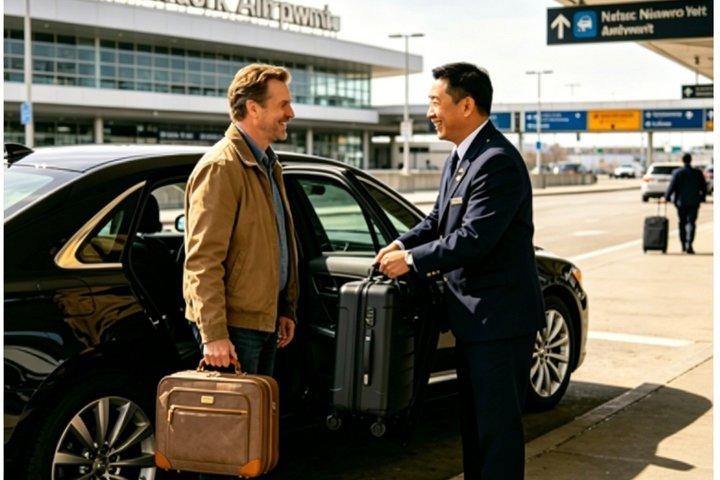 Privat transfer Newark flygplats till/från Manhattan – Upp till 6pax