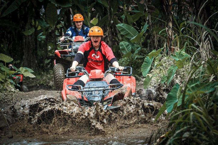 Bali Gorilla Face ATV Quad Bike Jungle Swing and Waterfall