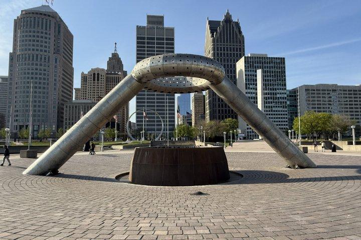 Tour a piedi del centro di Detroit, luoghi storici e Art Déco