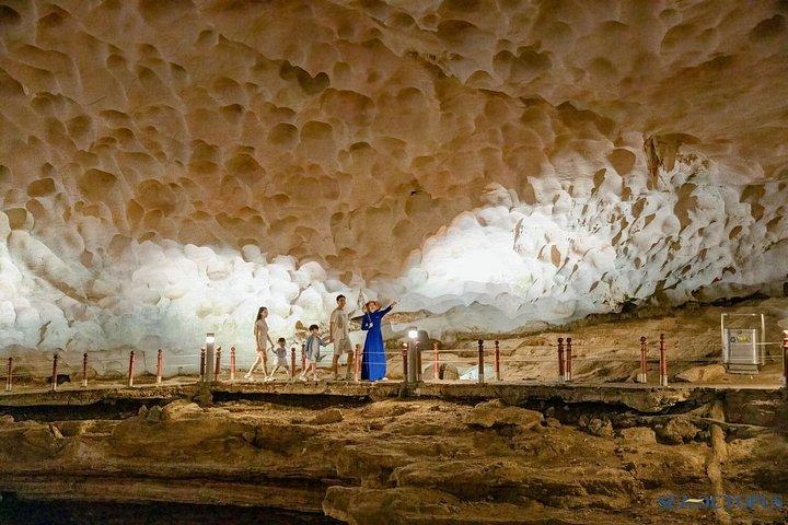 ハノイ発シータコクルーズ7時間ハロン湾体験