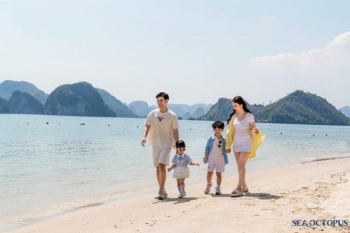 ハノイ発シータコクルーズ7時間ハロン湾体験