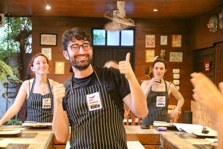 ホアヒンビギナーフレンドリータイ料理とローカルマーケット訪問